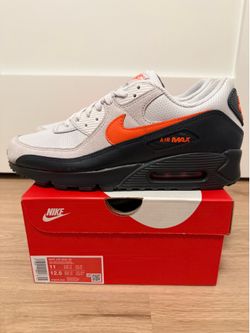 Nike Air Max 90 “Vast Grey Safety Orange” Men’s Size 11 IF0670-003