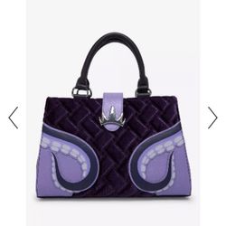 Loungefly Disney The Little Mermaid Ursula Velvet Convertible Handbag