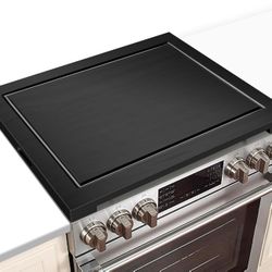 Black Wood Stovetop Cover / Kitchen Tray