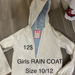 Girls Raincoat Size 10/12.        10$ pick up downtown LA near Union Station.