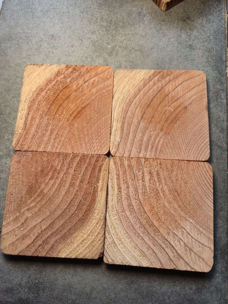 Cedar Wood Coasters
