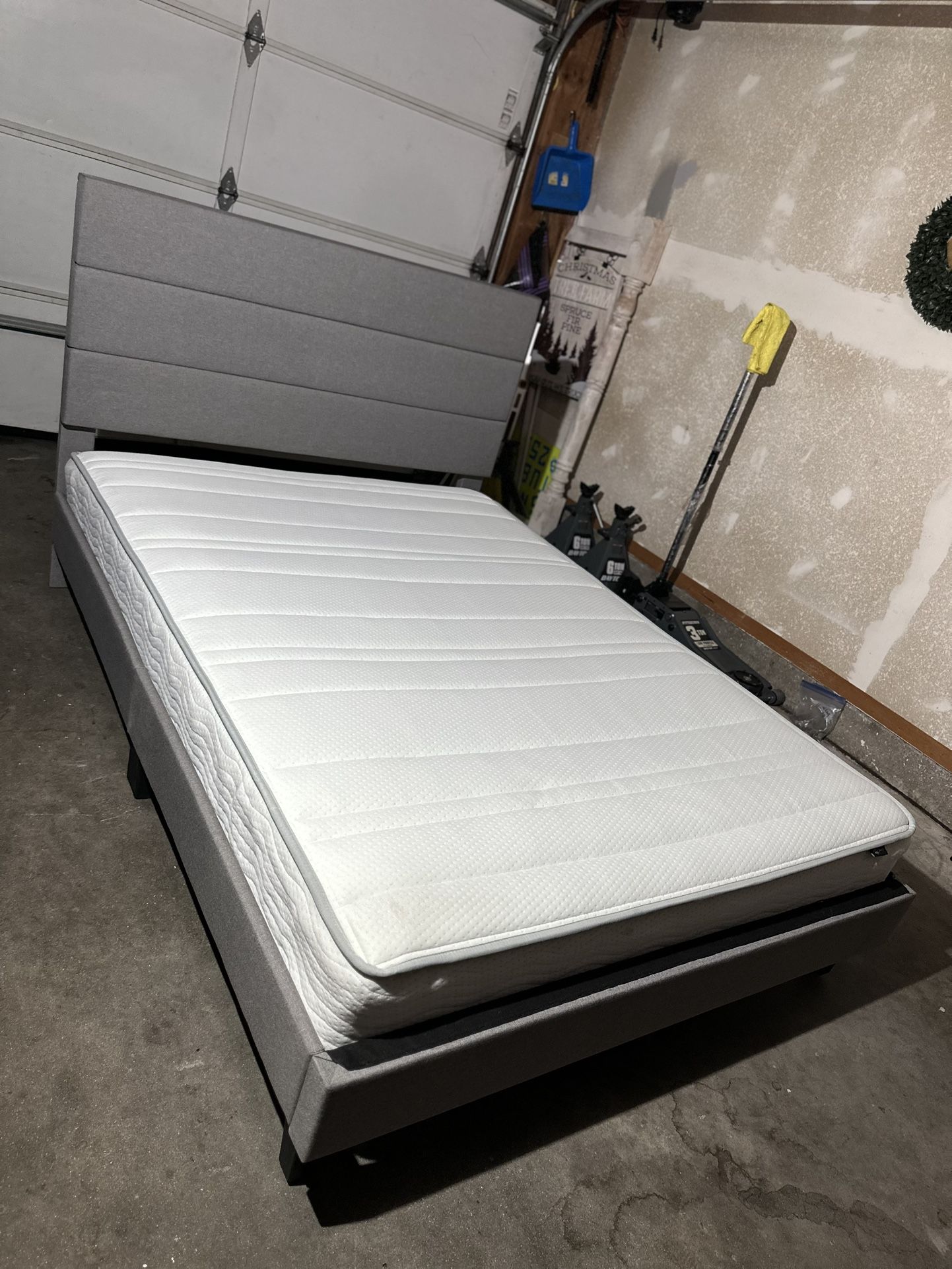 Full Size Bed Frame with Mattress - Great Condition! ποΈ
