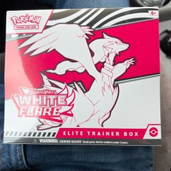 White Flare Etb Sealed, From Pokemon Machine