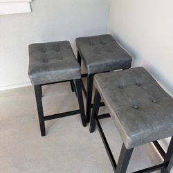 Gray 24 Inch Stools- 50 For All 3
