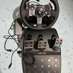 Logitech Steering Wheel And Pedals