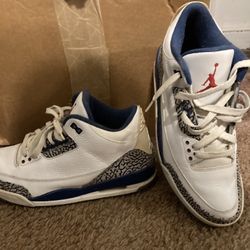 Tru Blue Jordan 3’ss