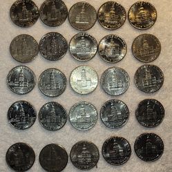 Twenty Five Kennedy Bicentennial Half Dollars 