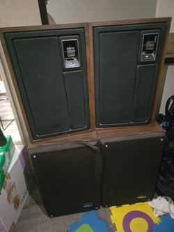 Vintage Zenith Allegro 2000 & 400 Speaker Pairs