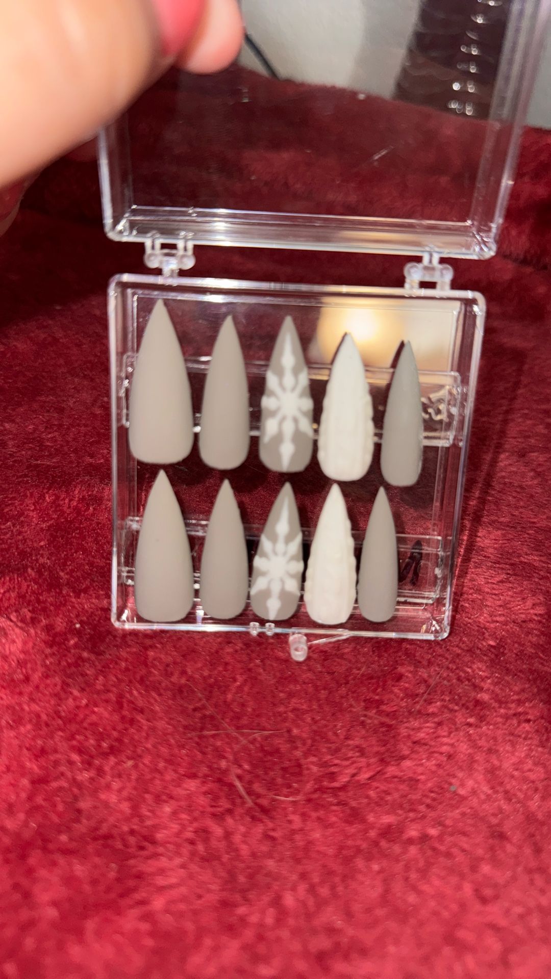 Snowflake Nails
