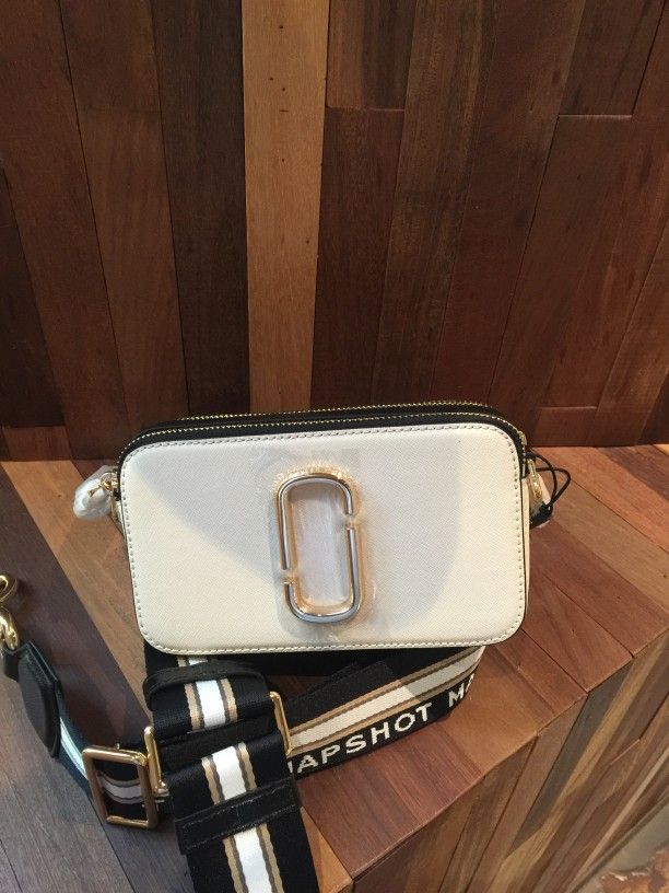 Marc Jacobs The Snapshot Crossbody Bag Cloud White Multi