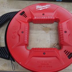 Milwaukee Tool 48-22-4178 240' 1/8" Steel Fish Tape W/Low Friction Case. NEW 