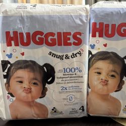 Huggies Diapers 2diaper Pls + Wipe Box $23