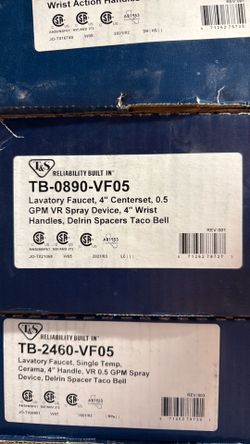 Metering faucet new in box