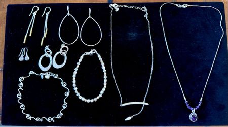 8 set Lot of Silpada Sterling silver Jewelry.