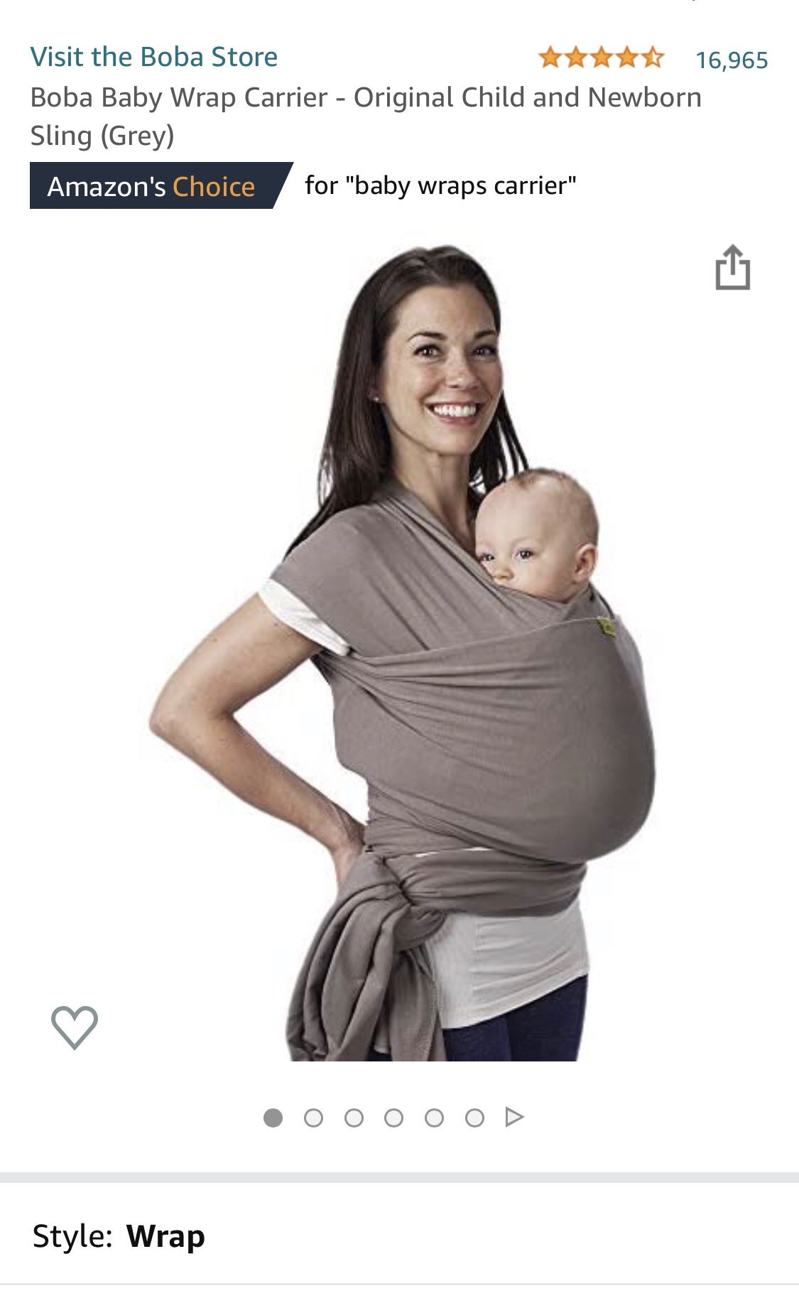 Boba Baby Wrap Carrier 