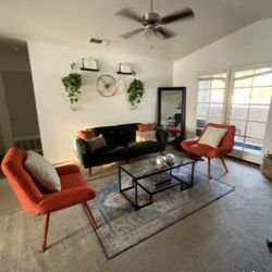 Mid-century modern accent chairs 