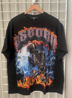 KDNK Reborn Skeleton Graphic T-Shirt Size L