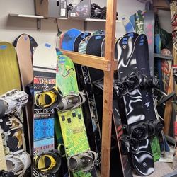 Snowboard With Bindings 