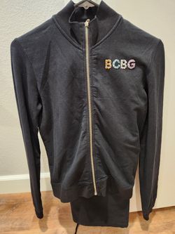 New BCBG Maxazria Zip Hoodie & Pant Tracksuit