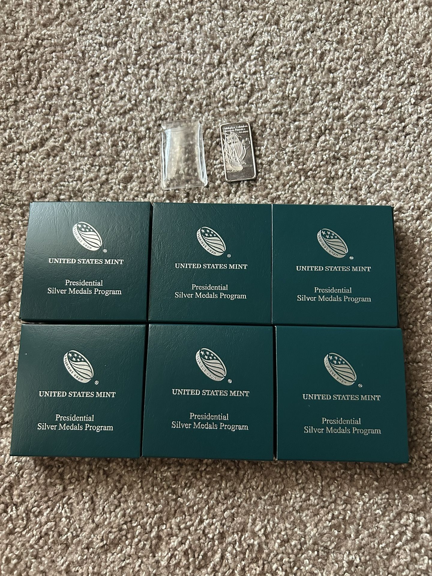 6 U.S Mint Presidential Coins