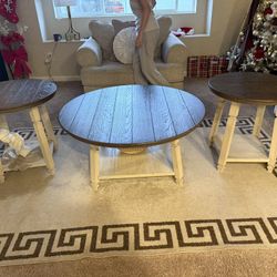 Coffee Table And End Tables