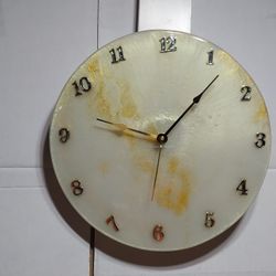 Epoxy Resin Wood Clock 