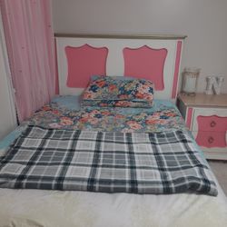 Furniture, Original Color Is Grey,painted For My Daughter's Wish