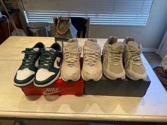 Nike Sb dunk low Michigan size 12 and 2x New balance 2002r size 11.5