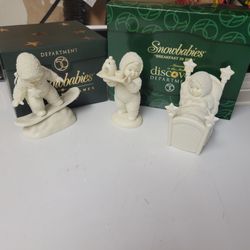 Vintage Dept 56 Snow Babies Figurines