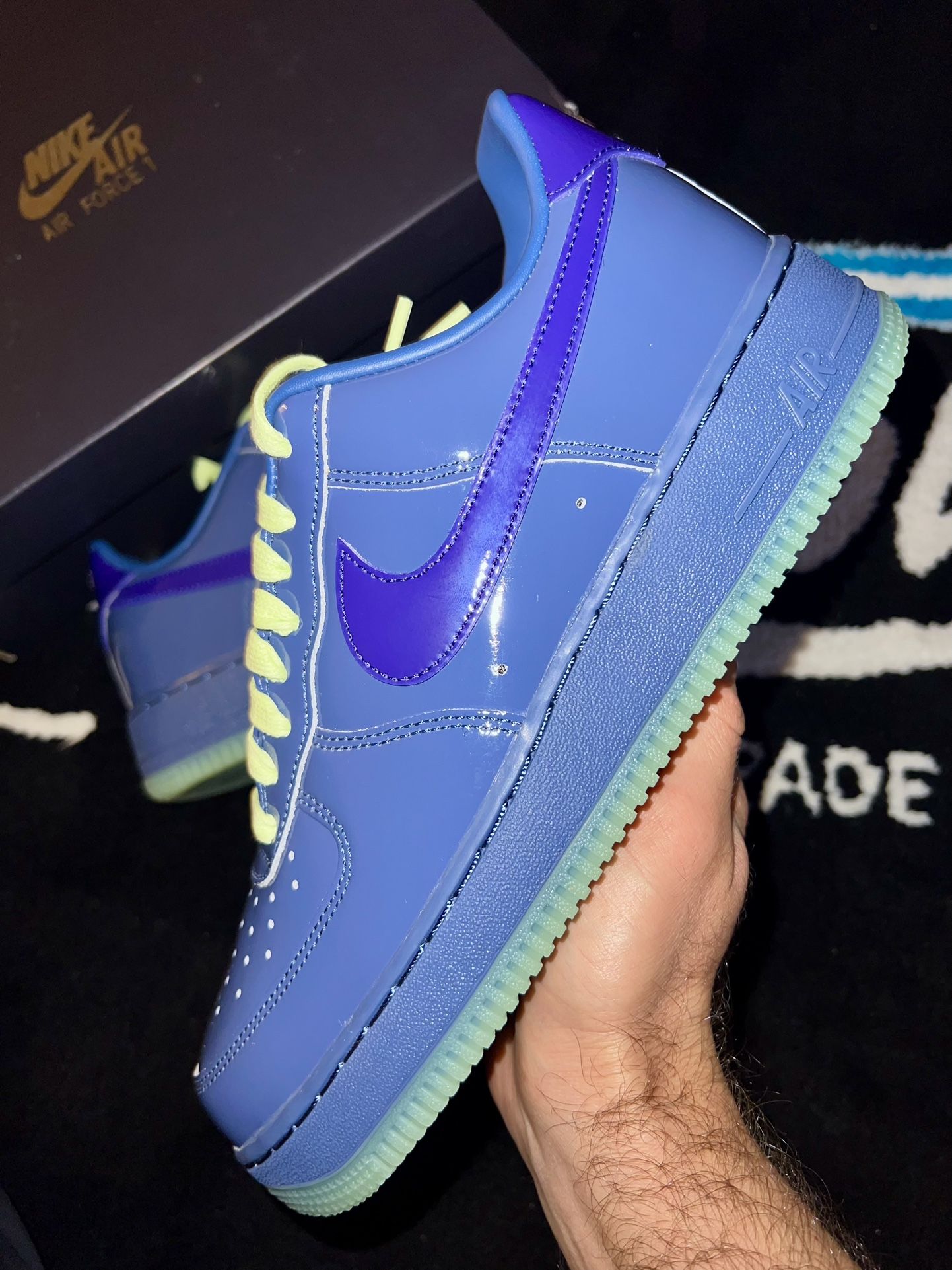 Nike Air Force 1 Low QS Patent Mystic Navy🔵