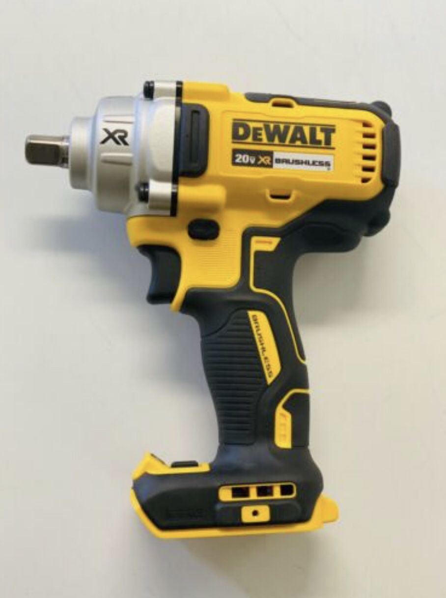 DEWALT DCF894B 20V MAX XR 1/2 in. Mid-Range Cordless Impact Wrench New with battery and charger No Box (Made in USA)