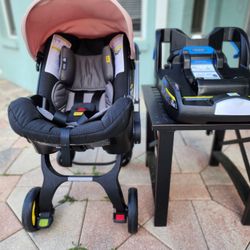 Doona Car Seat & Stroller Used: Color - Brush Pink for Sale in Spring Hill,  FL - OfferUp