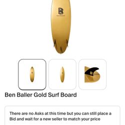 🏄‍♂️ Ben Baller Gold Surfboard – Limited Edition 