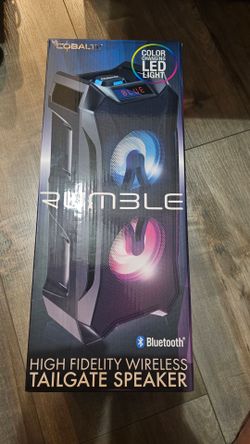 Cobaltx High Fidelity Wireless Tailgate Speaker With LED Lights