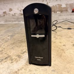 CyberPower 1400VA UPS Battery Backup & Surge Protector – Tower with LCD
