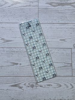 Dog & Paw Print Plaid Metal Bookmark – Local Pick Up