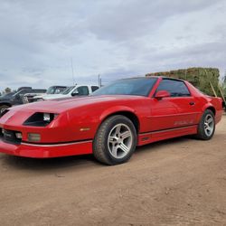 1989 Chevrolet Camaro Red Iroc Z