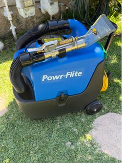 Powr-Flite Photon 3.5-Gallon Portable Carpet Spotter 55 PSI, 2-Stage Vac Motor, 10 Ft. Stretch Hose & Clear-View Hand Tool