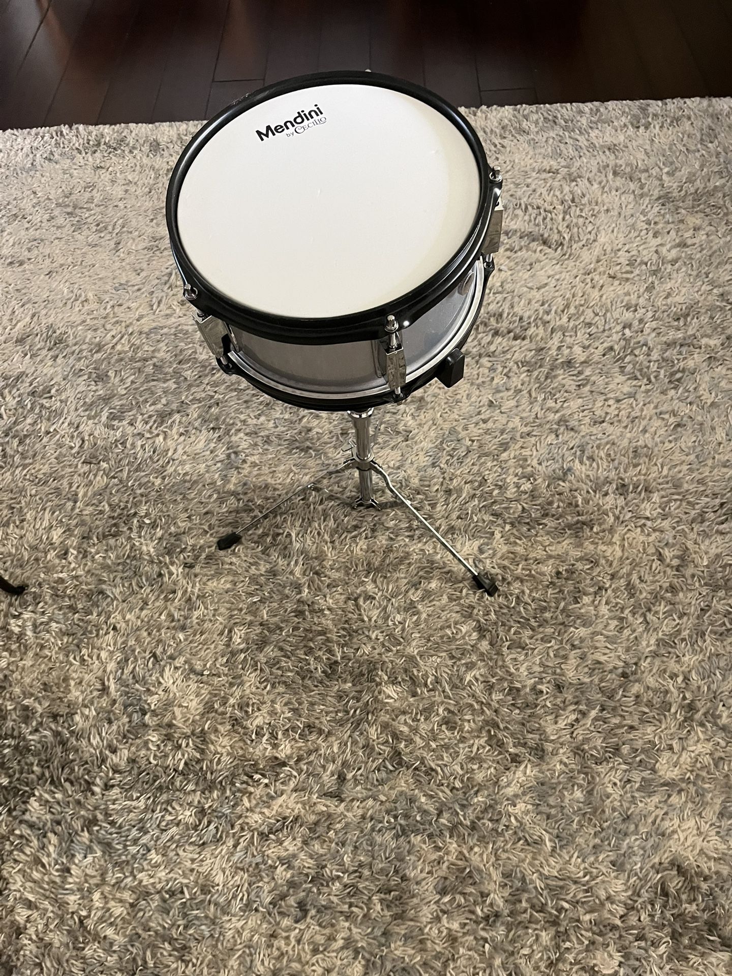 Mendini by Cecilio Youth 10” x 5” Snare Drum With Sticks & Stand