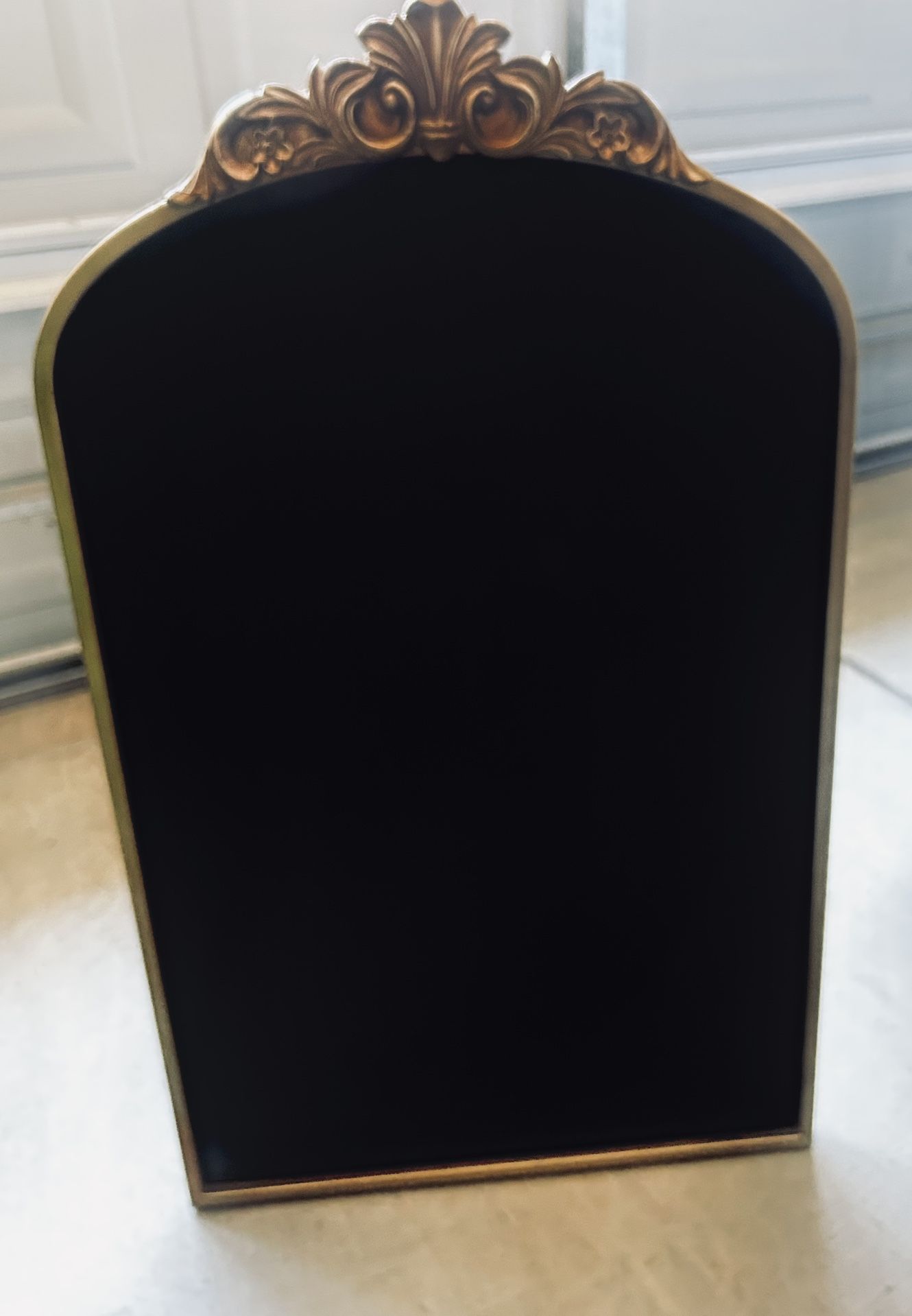 Heavy Brass Chalkboard Sign