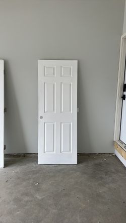 six panel door right hand 30”