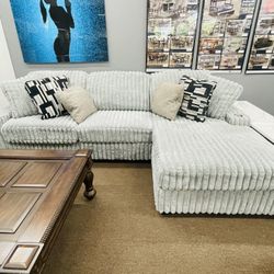 BRAND NEW PLUSH COZY SECTIONAL! 