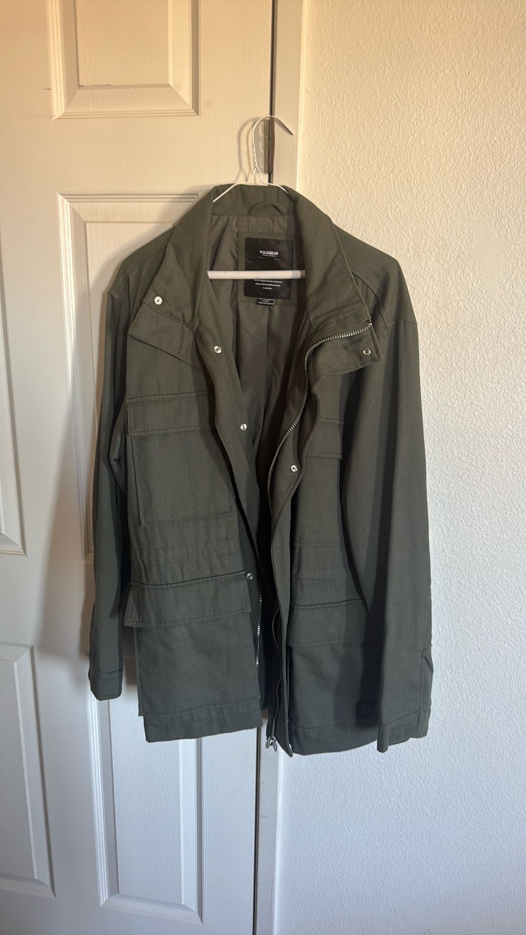 Pull & Bear Men’s Olive Green Jacket XL