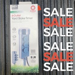 Yard Stake Timer.  Brand New Item. See Photos For Details. Lots Of Savings.