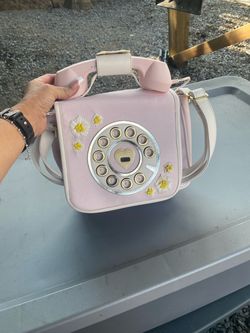 Betsey Johnson Rotary Phone Crossbody Bag