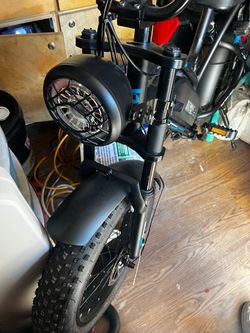 All Black Electric Bike
