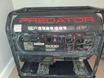 Predator 5000 Watt gas-powered generator
