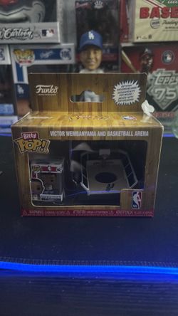 Funko Bitty Pop! 🏀 NBA San Antonio Spurs Victor Wembanyama & Basketball Arena