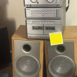 Sony MHC-NX1 with speakers