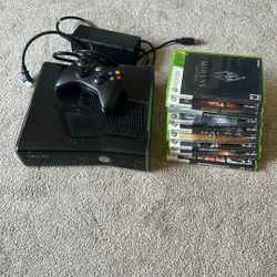 XBOX 360, 1 Controller, 9 Games
